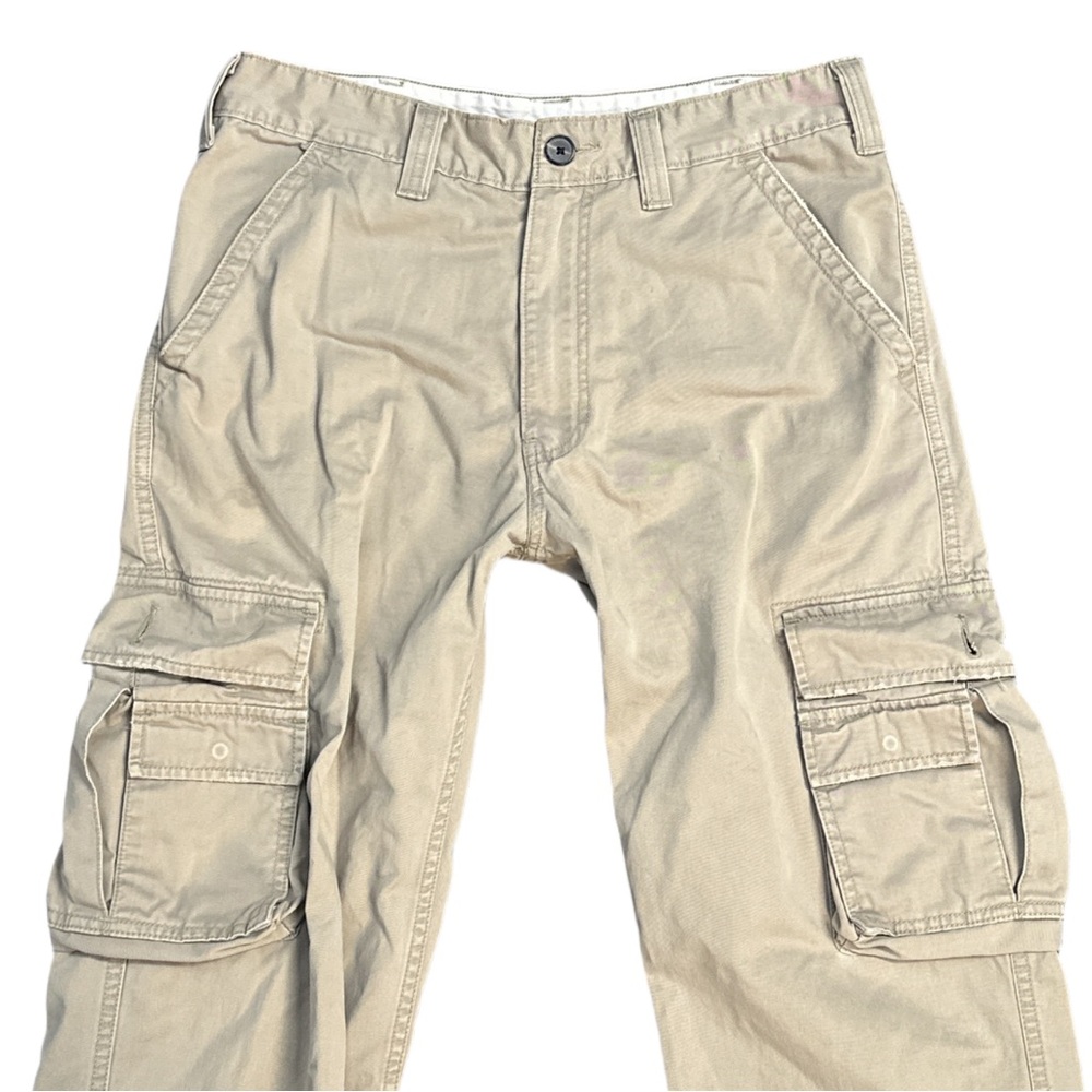 2003 LEVI'S straight fit beige cargo pants, 34".